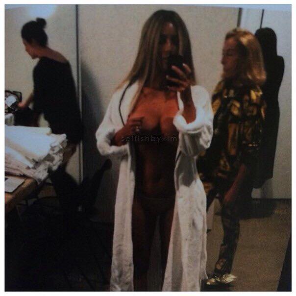 Kim Kardashian's Book Selfish Features Leaked Nude Selfies